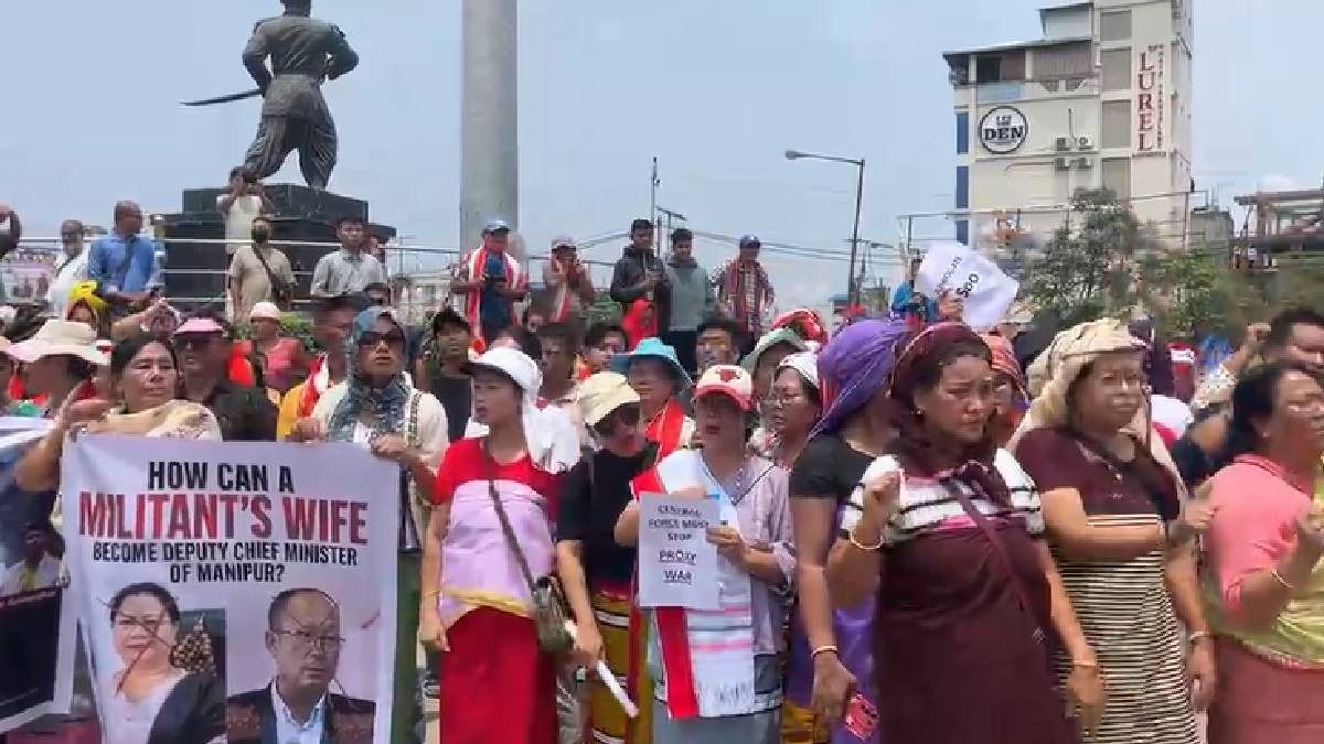 Massive joint protest by Naga and Meitei groups demands rescue of six hostages in Manipur