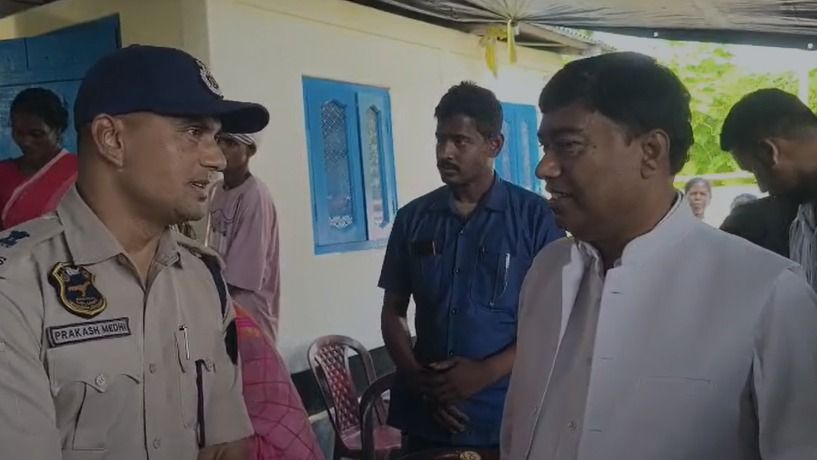 Minister Rameswar Teli visits families of two minor girls found dead in pond at Assam's Kokrajhar