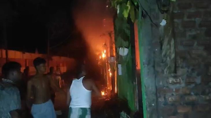 School reduced to ashes in late-night fire in Assam's Nagaon