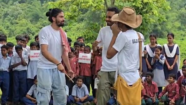 'Gaja Bandhab' launches street play campaign to raise awareness on human-elephant conflict and plastic pollution
