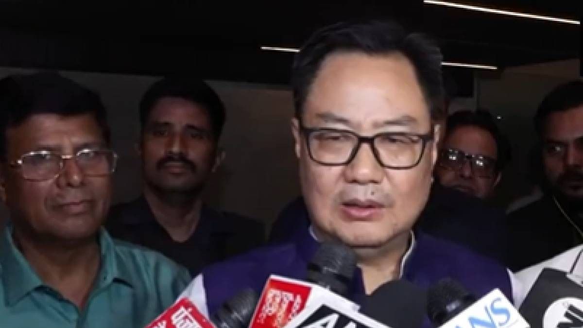 "Vande Mataram should not be politicised": Union Minister Kiren Rijiju