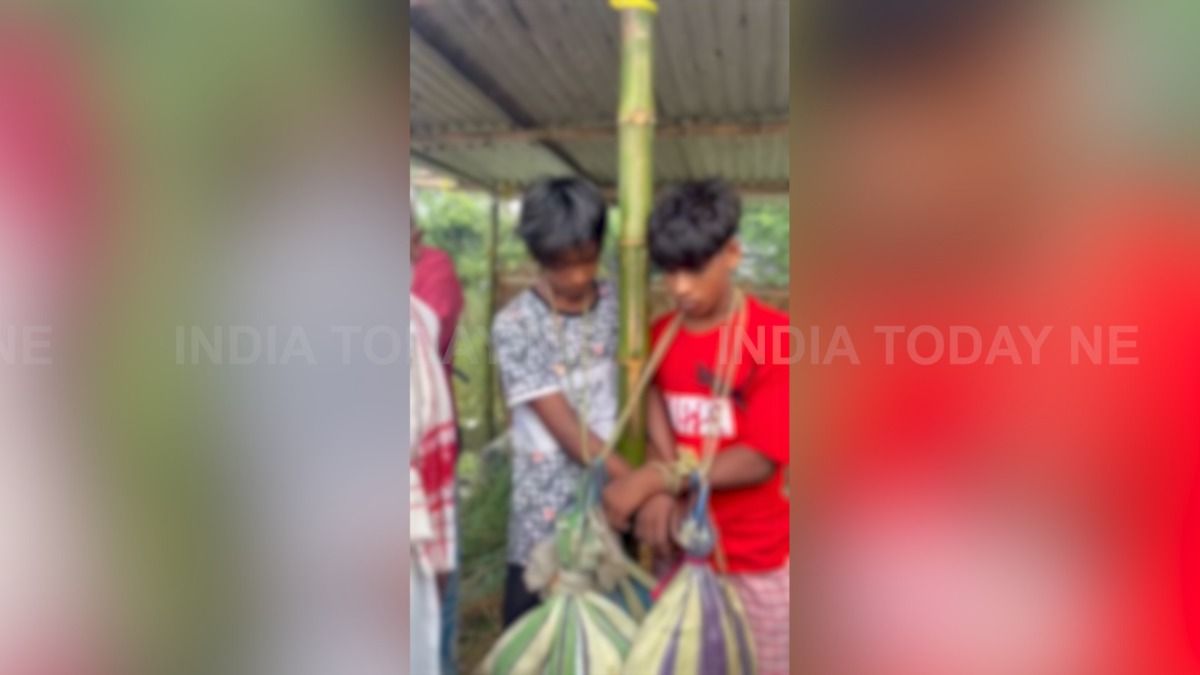 Moral policing in Assam's Baghbar: Two teenagers tied to pole, beaten and tonsured over alleged pigeon theft