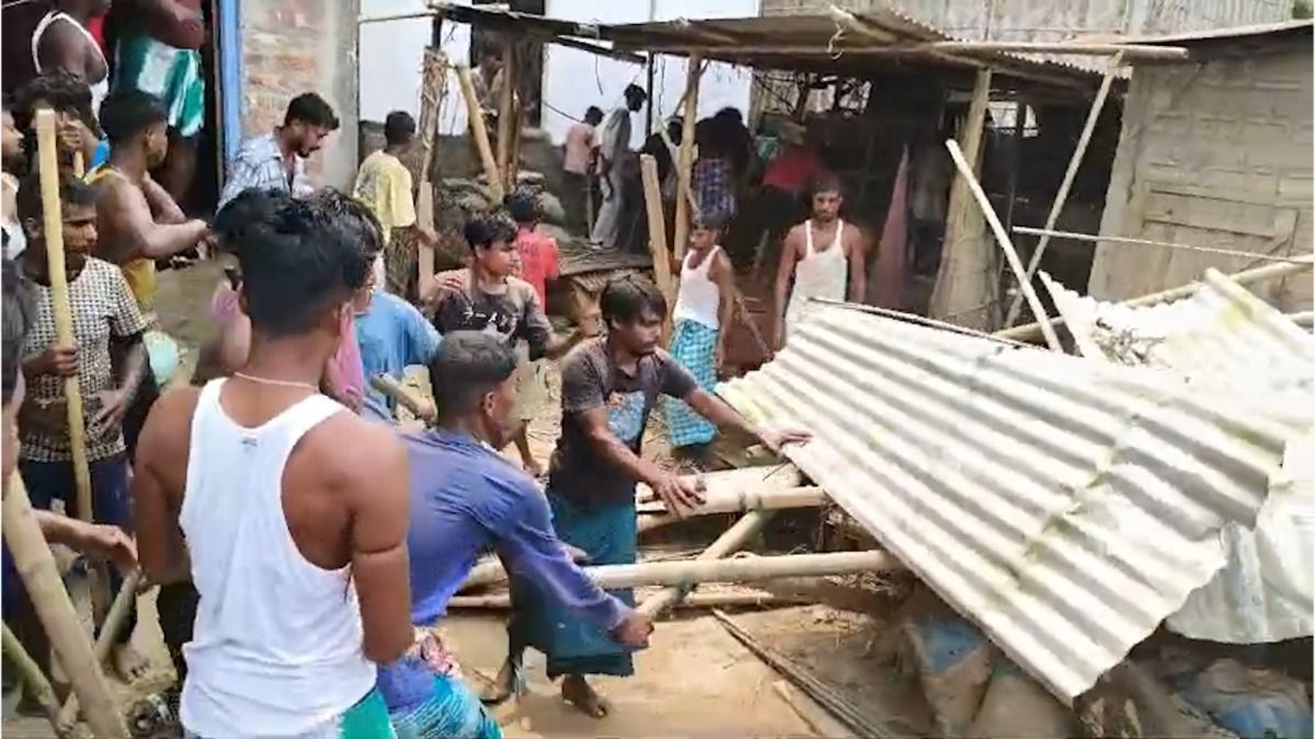 Angry residents attack house of alleged drug peddler in Nagaon, accuse police of inaction
