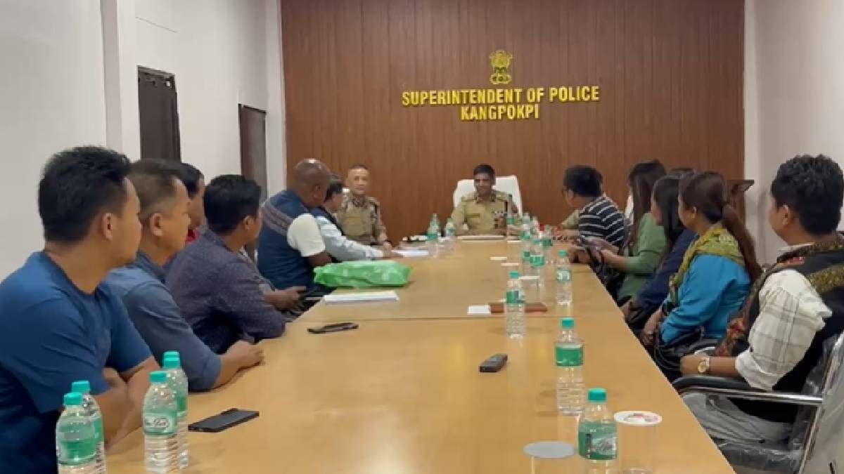 Manipur DGP Mukesh Singh visits Kangpokpi, holds security review and civil society consultations