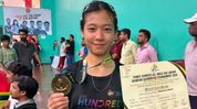 Manipur’s Kimkim Khongsai wins All India U-15 badminton ranking title in Hyderabad Manipur’s Kimkim Khongsai wins All India U-15 badminton ranking title in Hyderabad