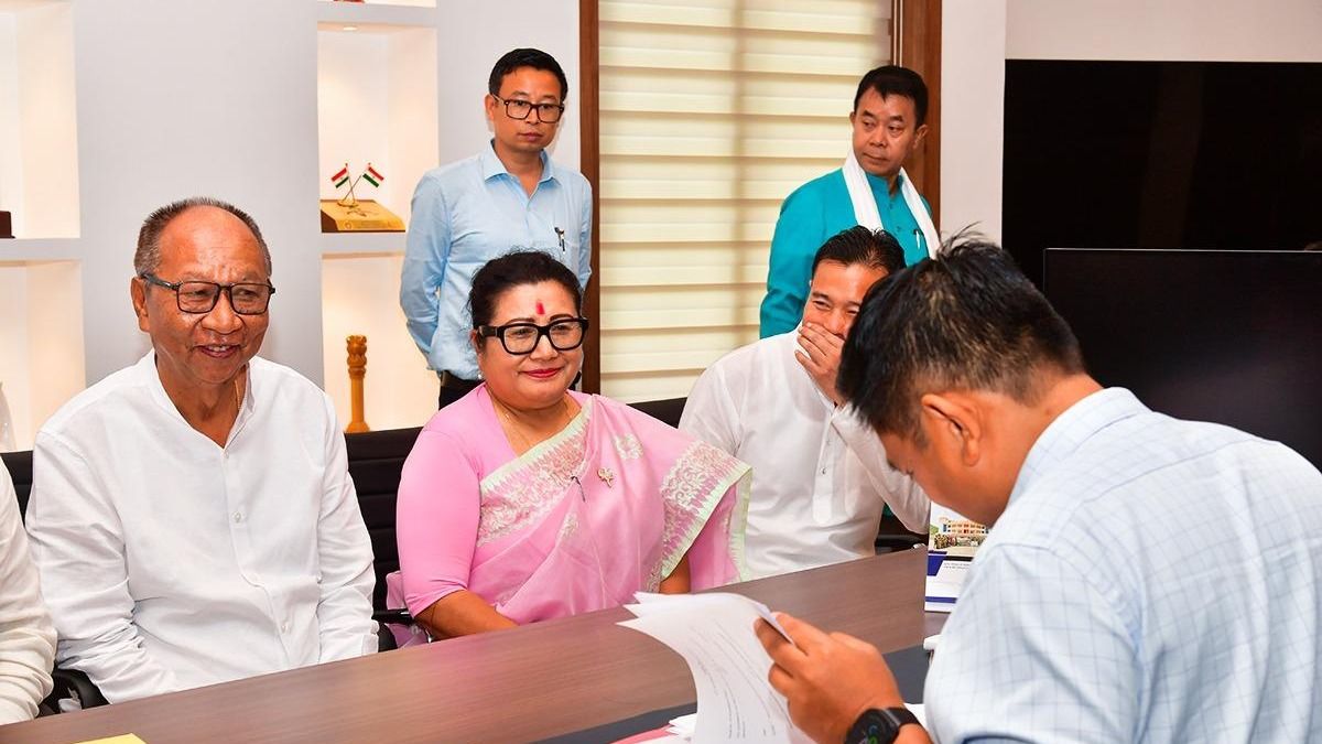 BJP fields former state president Sarda Devi for Manipur Rajya Sabha poll