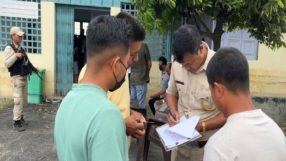 Identification process of six recovered bodies begins at JNIMS mortuary in Manipur