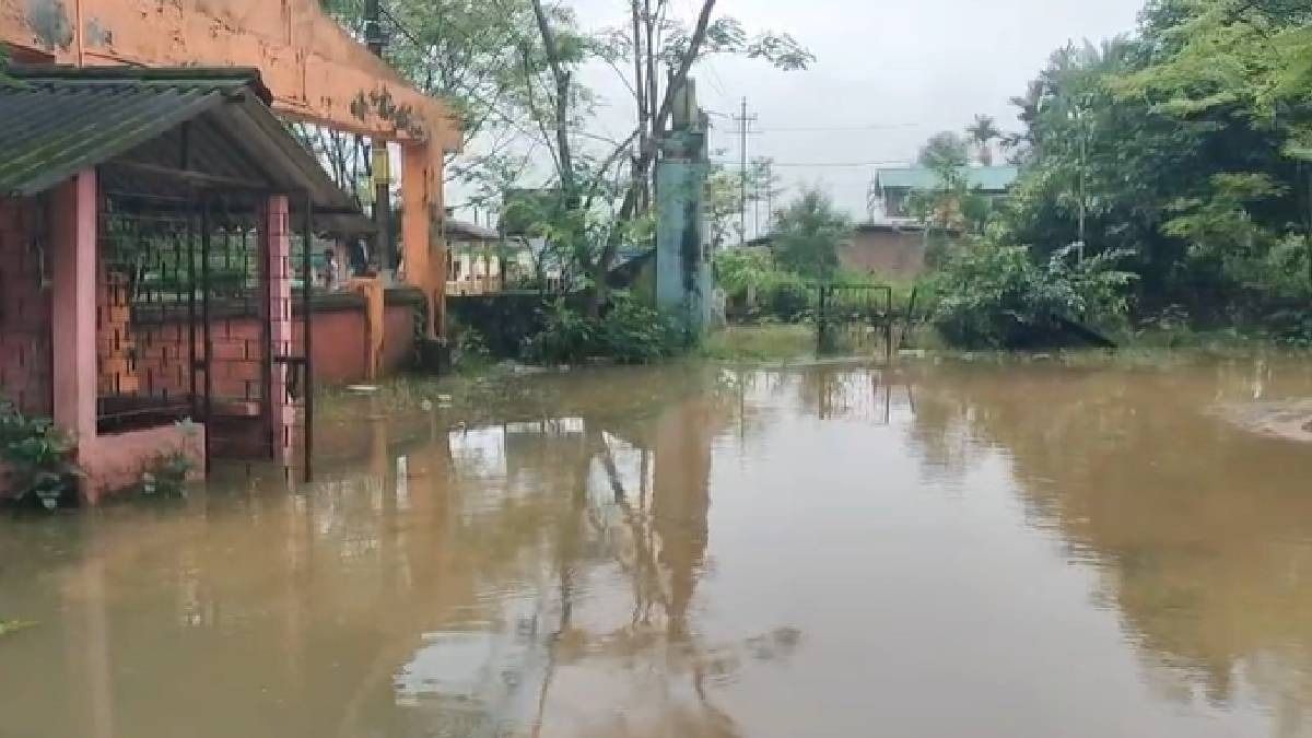 Assam: Artificial floodwaters inundate schools and colleges in Ledo following heavy rainfall