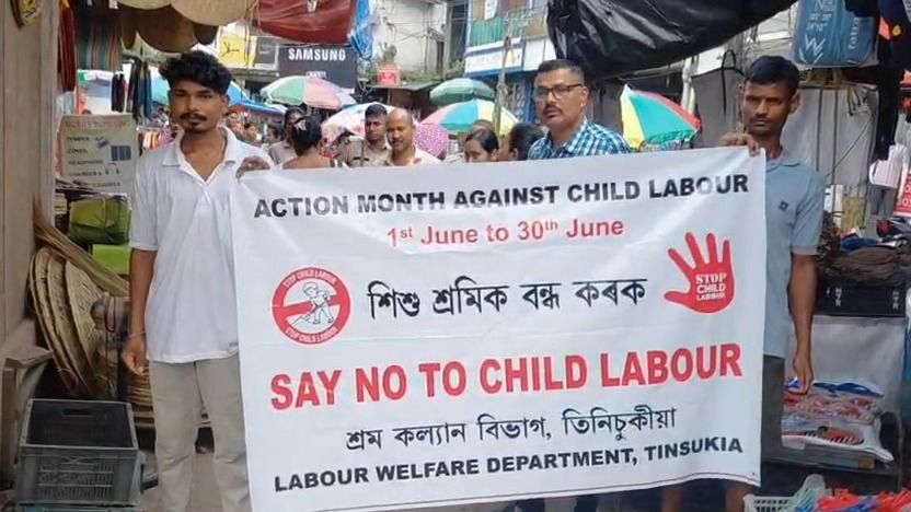 Child labour awareness drive conducted across Assam's Margherita; several rescued