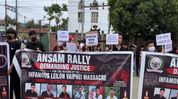 Mass peace protest held in Manipur's Imphal demanding justice for six Naga civilians killed after abduction Mass peace protest held in Manipur's Imphal demanding justice for six Naga civilians killed after abduction