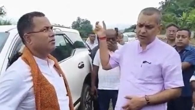 Assam Minister Kaushik Rai reviews progress of Silchar–Saurashtra East-West Corridor project in Dima Hasao