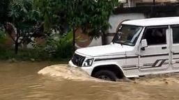 Heavy monsoon rains submerge officer's colony in Itanagar, trigger widespread waterlogging