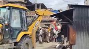 Manipur: Resistance stalls Khurai eviction drive; operation resumes after talks Manipur: Resistance stalls Khurai eviction drive; operation resumes after talks
