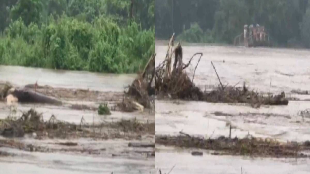 Floodwaters wash away 300 metre iron bridge in Assam’s Dhemaji, connectivity cut off