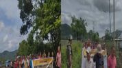 Hundreds rally in Manipur's Saikul opposing proposed Meitei resettlement at Dolaithabi Hundreds rally in Manipur's Saikul opposing proposed Meitei resettlement at Dolaithabi