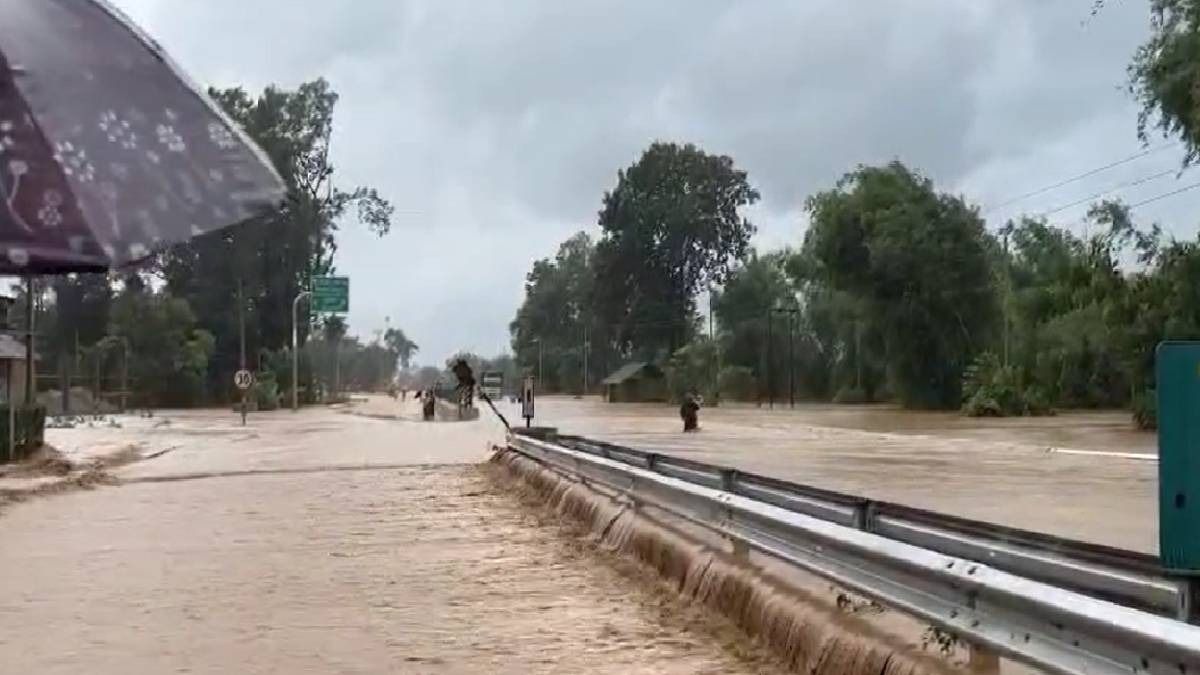 Arunachal: Paddy fields submerged, roads swallowed up by raging flood waters in Upper and Lower Siang districts