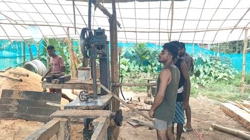 Forest department cracks down on illegal sawmills in Bongaigaon, mill dismantled