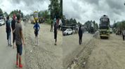 Manipur: Kuki-Zo community intensifies NH-2 agitation, launches indefinite round-the-clock protest in Kangpokpi Manipur: Kuki-Zo community intensifies NH-2 agitation, launches indefinite round-the-clock protest in Kangpokpi