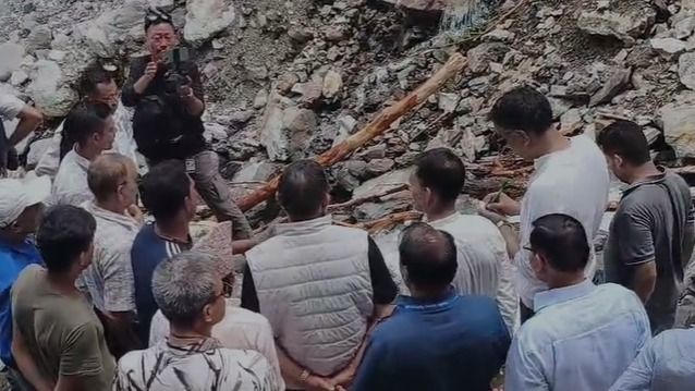 Sikkim BJP surveys landslide-hit villages, seeks urgent restoration of connectivity