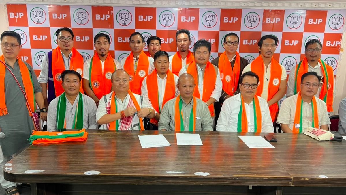 Former AAPSU leaders join BJP in Arunachal Pradesh