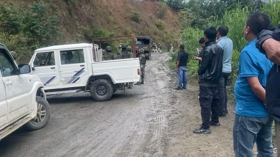 Two Assam Rifles personnel killed after alleged ambush on convoy in Manipur's Ukhrul district
