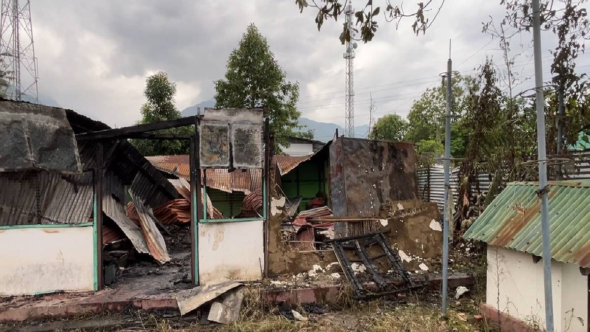 Fresh violence in Manipur as five Meitei homes torched in Imphal West