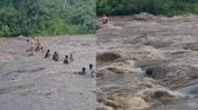 Assam: Eight stranded midstream as river swells suddenly at Karbi Anglong picnic spot Assam: Eight stranded midstream as river swells suddenly at Karbi Anglong picnic spot