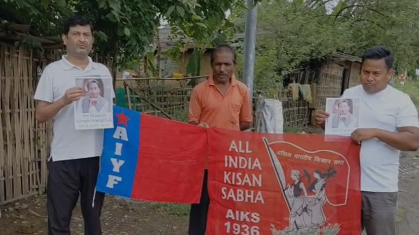 Protest held in Assam’s Margherita against alleged dragging of Sonam Wangchuk from Jantar Mantar protest site
