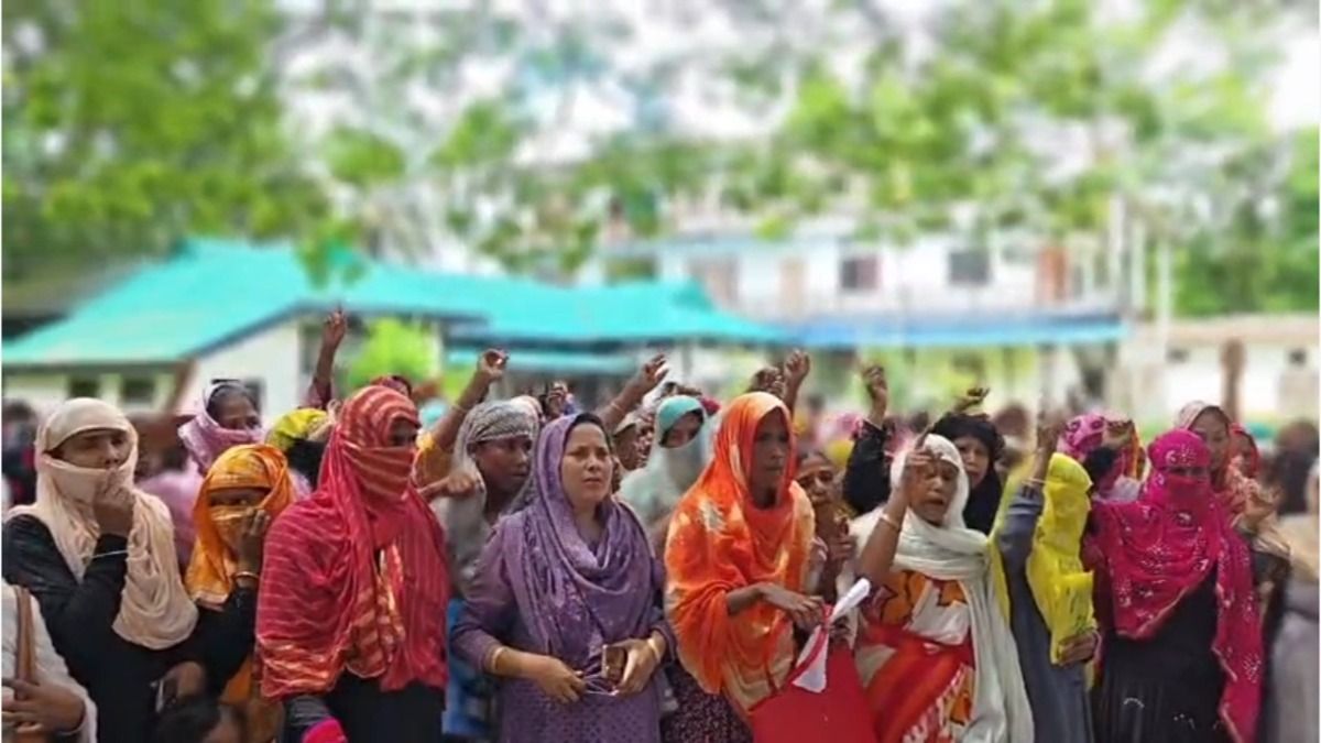 Hundreds of women protest in Rupahihat, allege corruption in Assam rural livelihood scheme