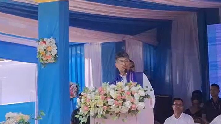 Assam Minister Pijush Hazarika distributes Rs 10,000 cheques to nearly 19,480 women in Juria