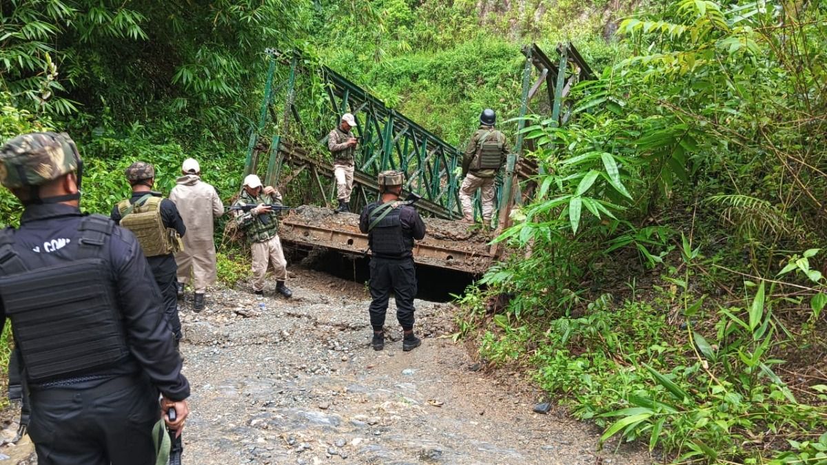 Manipur: Suspected militants blow up PMGSY bridge in Kamjong, torch telecom vehicle; police launch probe