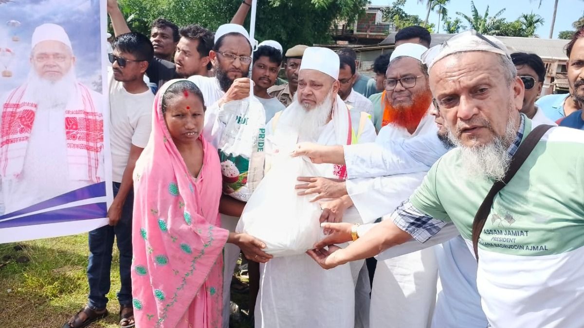 Sivasagar flood relief: Ajmal says 'We didn't come seeing Hindu or Muslim'