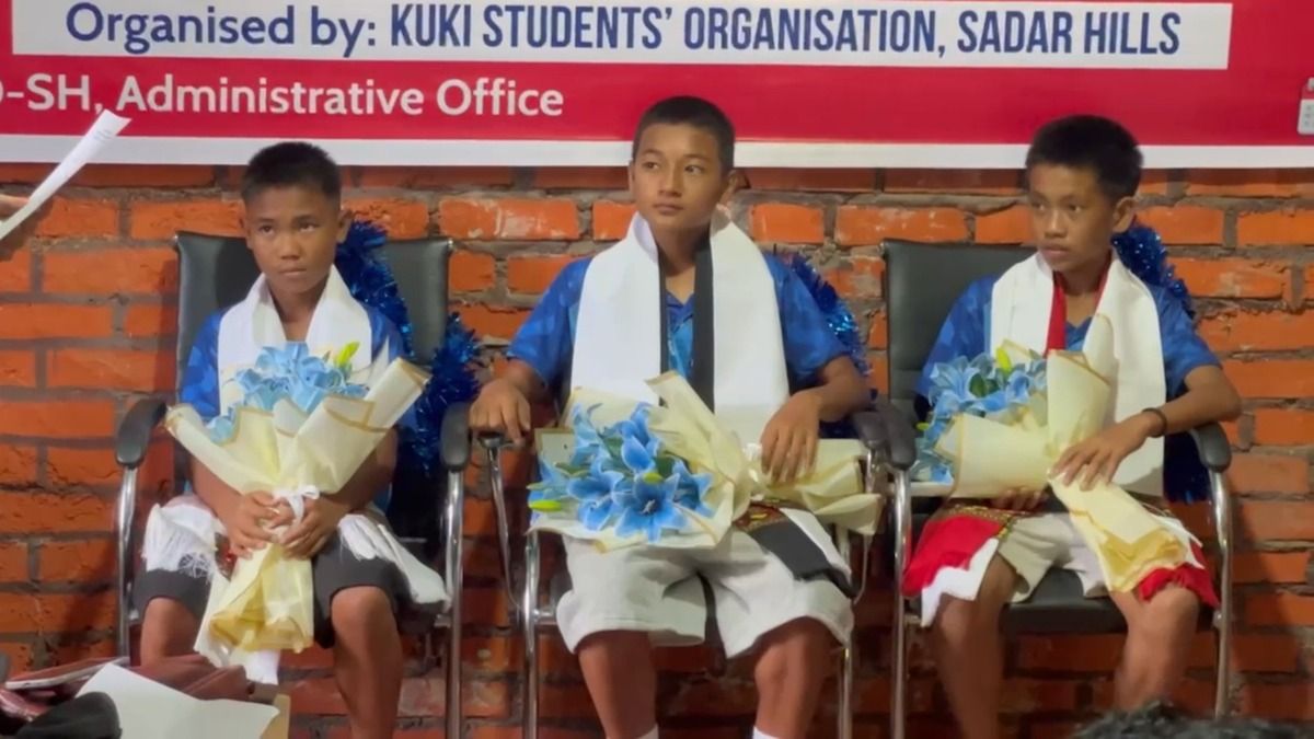  Manipur's Kangpokpi gives heroes' welcome to Minerva Academy's Gothia Cup-winning Kuki trio