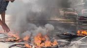 Tyre-burning protest over proposed transfer of revenue villages blocks Nagaon–Morigaon highway in Assam Tyre-burning protest over proposed transfer of revenue villages blocks Nagaon–Morigaon highway in Assam