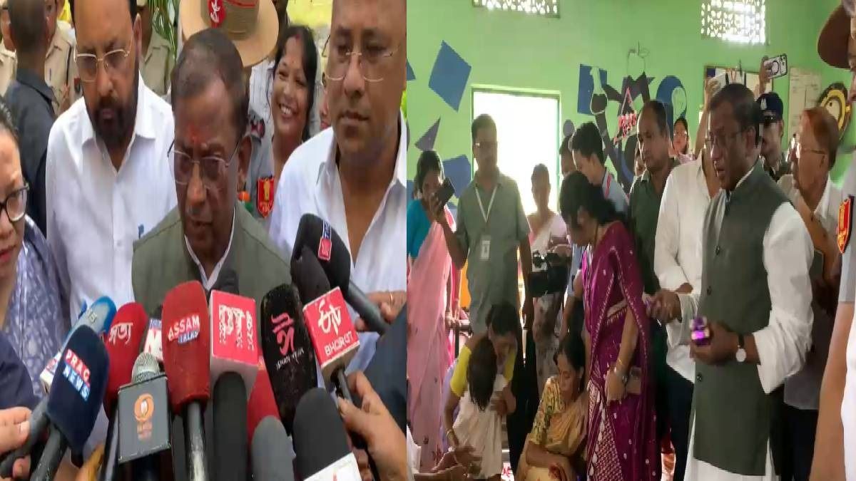 Assam Governor Lakshman Prasad Acharya visits flood-hit Sivasagar, Charaideo to review relief measures