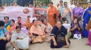 Manipur: Imagi Meira locks Assembly gate, gives govt five-day ultimatum over special session demand Manipur: Imagi Meira locks Assembly gate, gives govt five-day ultimatum over special session demand