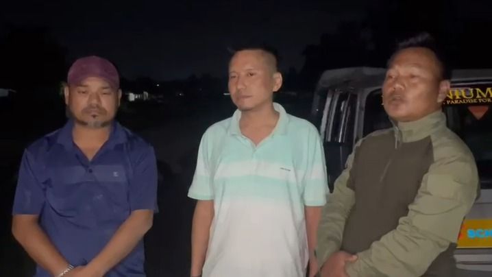 Two Meitei men detained in Manipur buffer zone, handed over to police