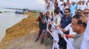 CM Himanta Biswa Sarma visits erosion-hit Pukhurijan, reviews anti-erosion measures CM Himanta Biswa Sarma visits erosion-hit Pukhurijan, reviews anti-erosion measures