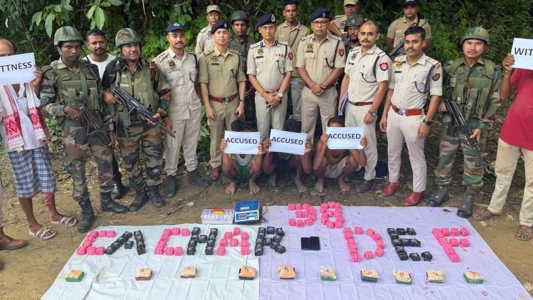 Assam: Drugs worth Rs 28 crore seized in Cachar, three arrested in joint anti-narcotics operation