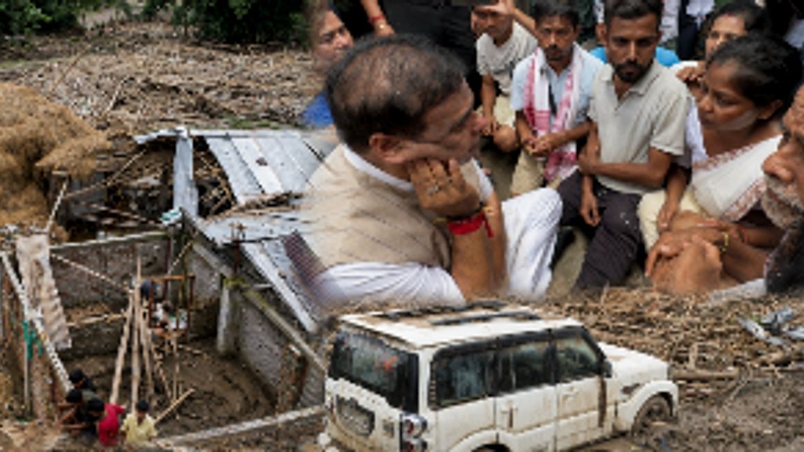Assam floods: 'Build a guardwall, stop quarrying,' Nepalikhuti villagers tell CM Himanta