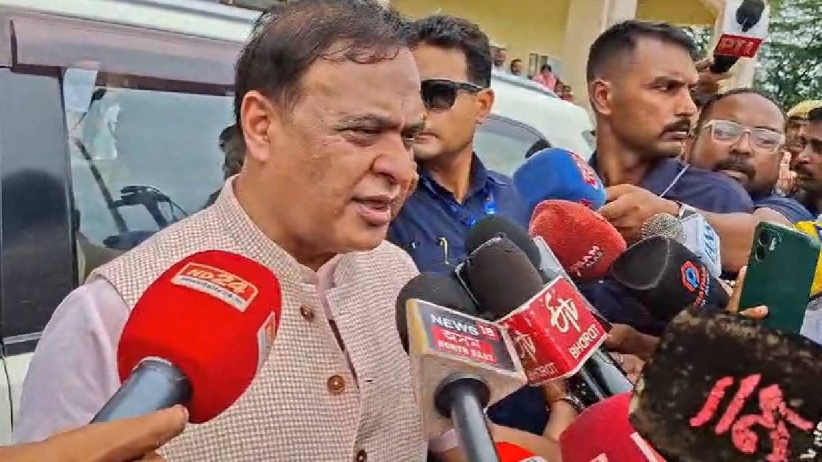 Himanta Biswa Sarma takes stock of flood situation in Assam's Sivasagar, assures continued assistance