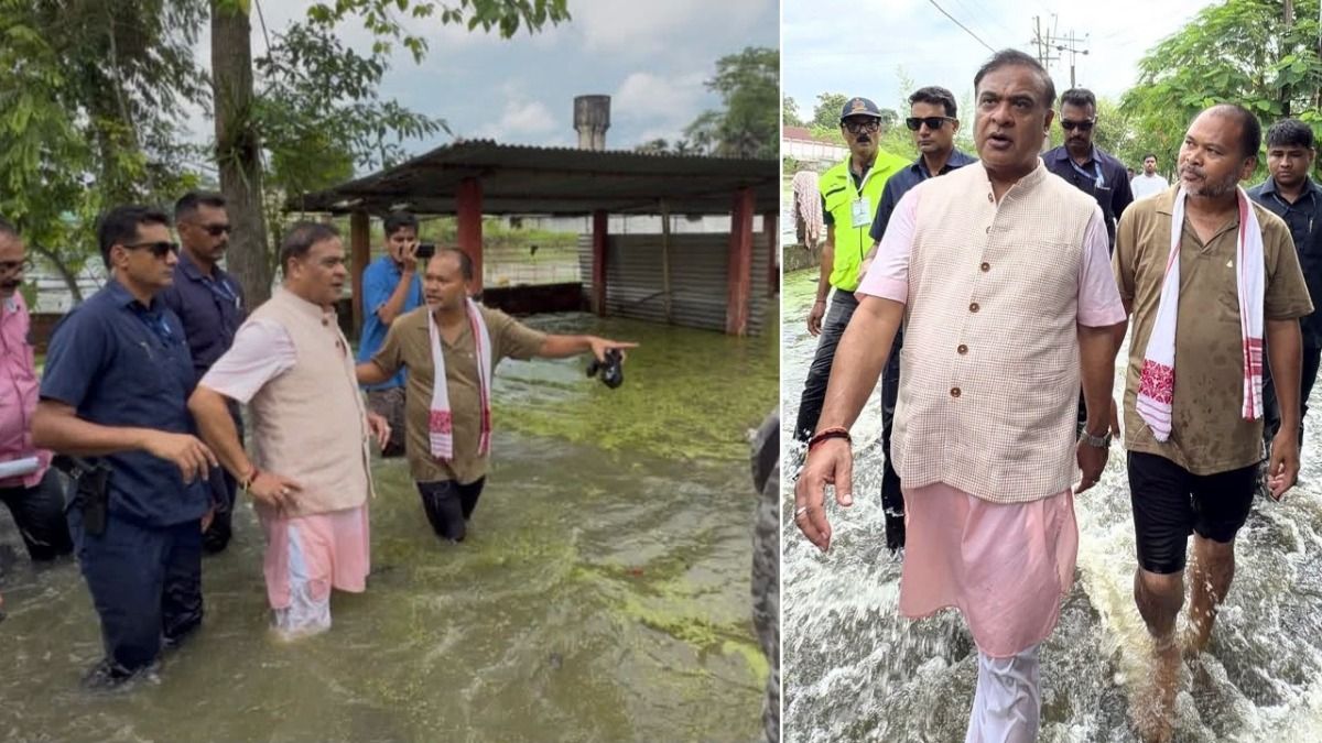 Himanta’s arch-rival showers praise on Assam CM for his flood relief work