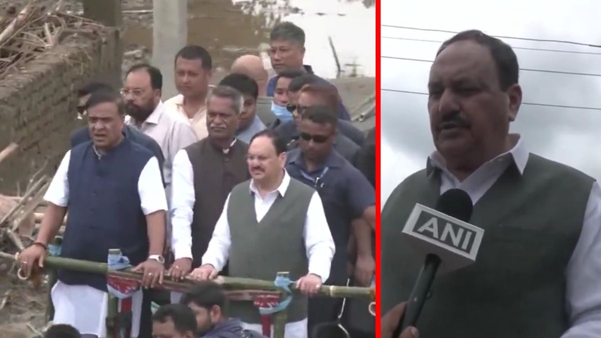 ‘No shortage of relief’: JP Nadda assures Assam of full Centre support during Sivasagar flood visit