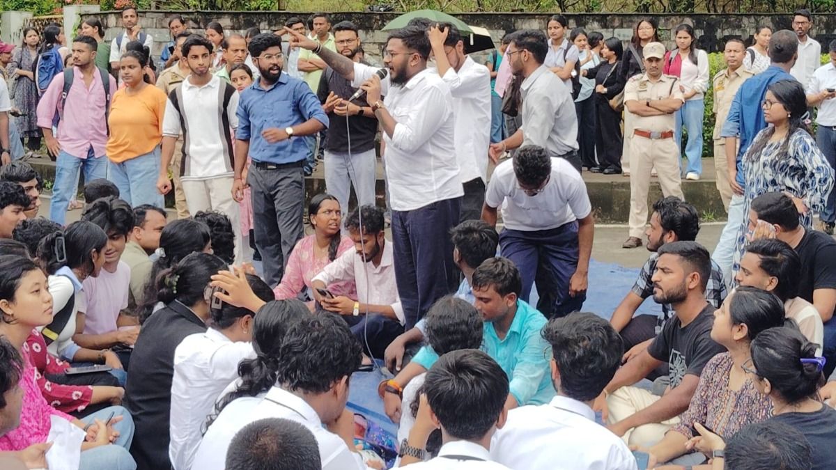 Assam University students call off protest after written assurance on road repair