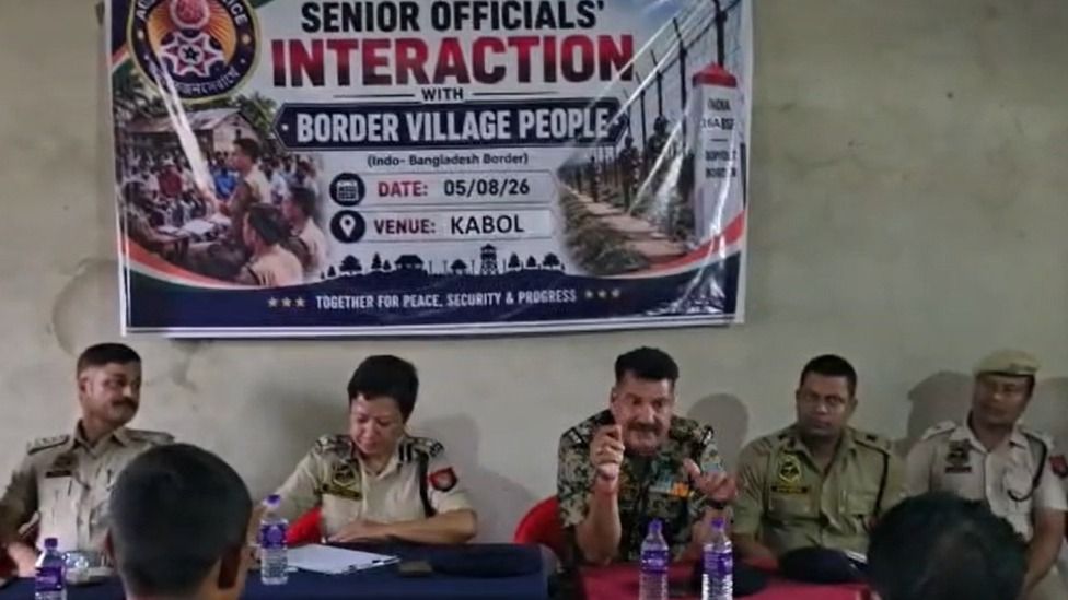 Assam: BSF meets Sribhumi residents over cattle smuggling along Bangladesh border