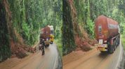 Fresh landslides disrupt traffic on national highway in Assam’s Kaliabor Fresh landslides disrupt traffic on national highway in Assam’s Kaliabor