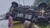 Two Indian Army trucks involved in road accident in Arunachal Pradesh Two Indian Army trucks involved in road accident in Arunachal Pradesh