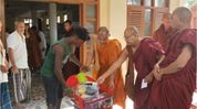 Buddhist monks from Arunachal distribute relief materials in flood-hit Sivasagar, Charaideo Buddhist monks from Arunachal distribute relief materials in flood-hit Sivasagar, Charaideo