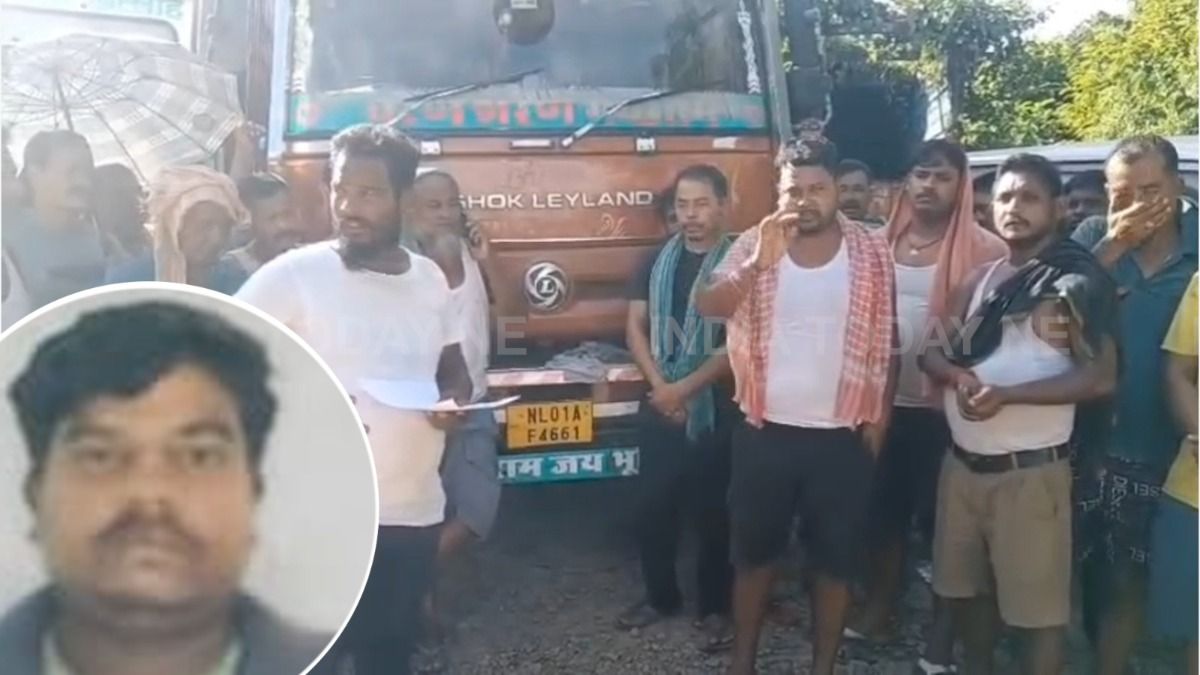 Manipur truckers announce 24-hour strike after stranded driver dies amid NH-37 blockade