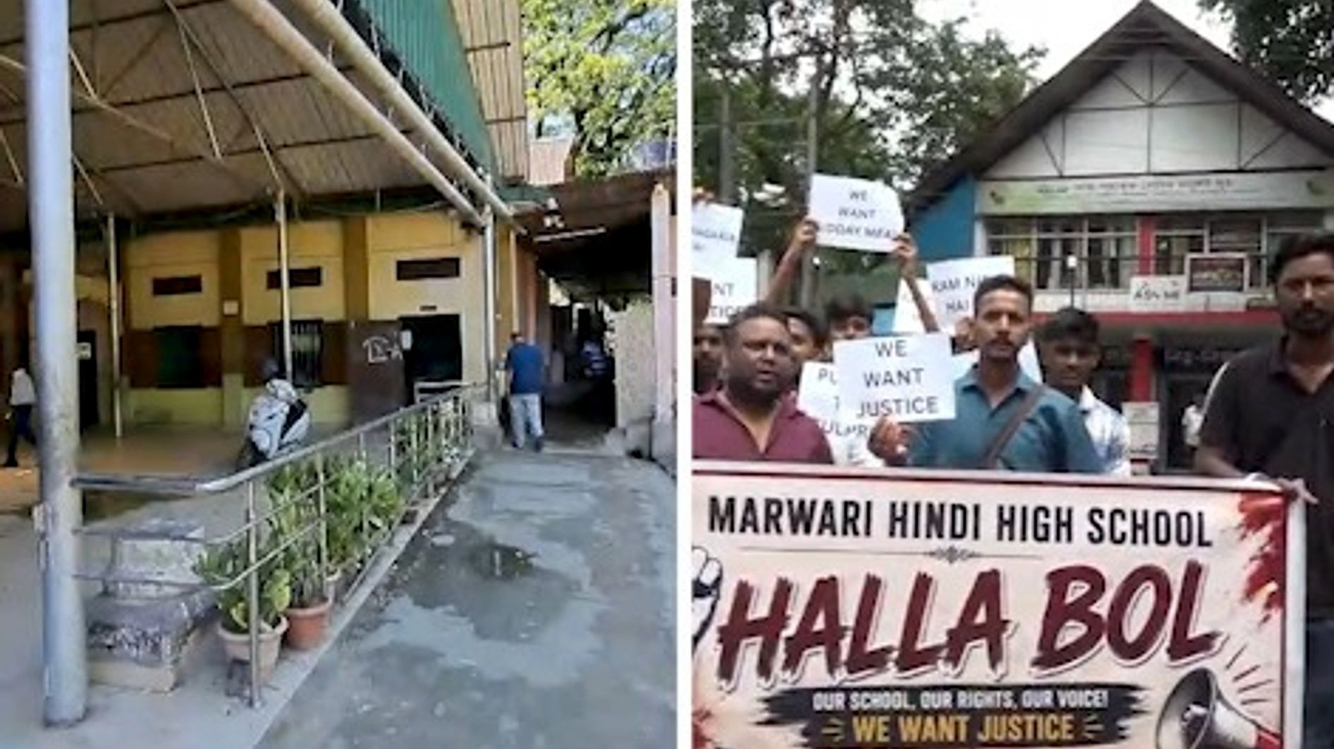 Assam: Former students protest over alleged irregularities at Dibrugarh school